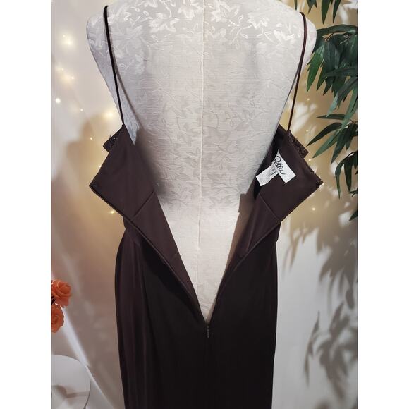 Patra Vtg Paisley Glitter Slinky Stretch 2 Pc Jacket Dress Set Size 16 Sparkle - Picture 8 of 12